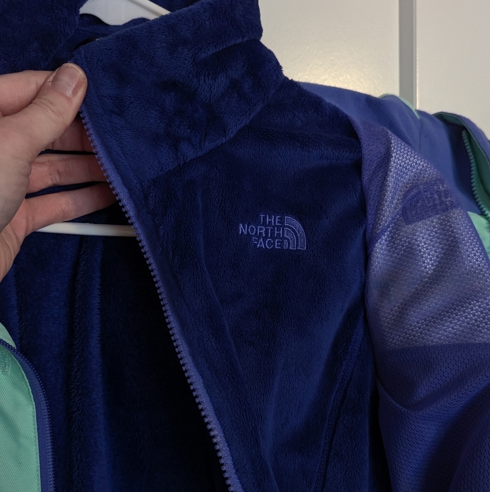 The North Face Alpine Hyvent 3-in-1 Ski Jacket - Surf Green sz M - Picture 8 of 10